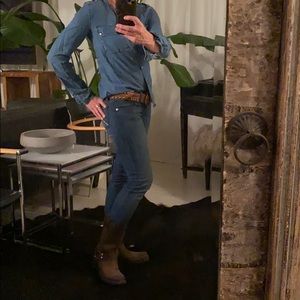 Wilford Free Brushed Denim Shirt